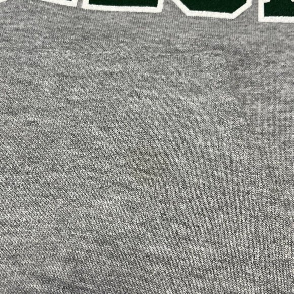 Vintage York College Hoodie Sweatshirt Mens Small Cotton Exchange Gray F5 - Picture 6 of 9